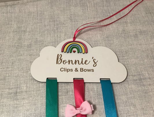 Personalised hair clip organiser ￼