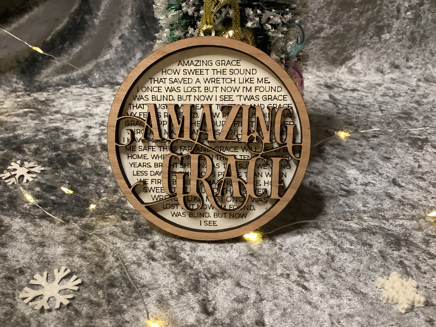 Amazing Grace Christmas tree tree decoration ￼