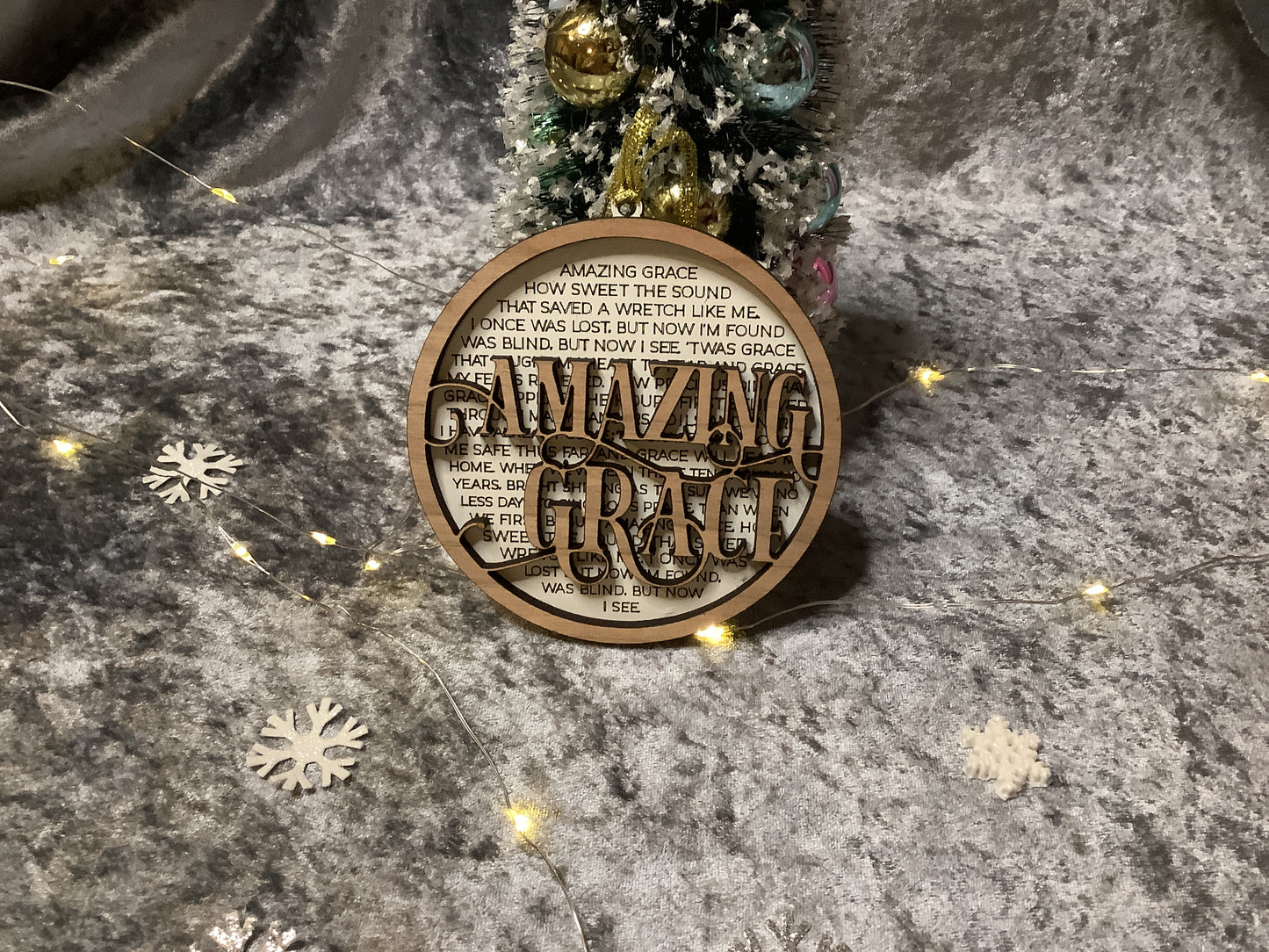 Amazing Grace Christmas tree tree decoration ￼