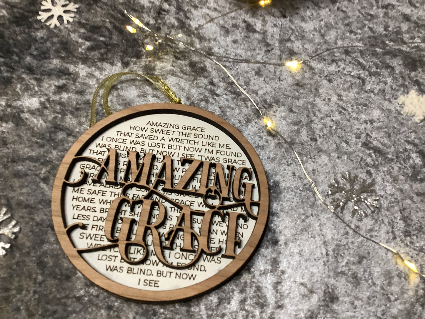 Amazing Grace Christmas tree tree decoration ￼