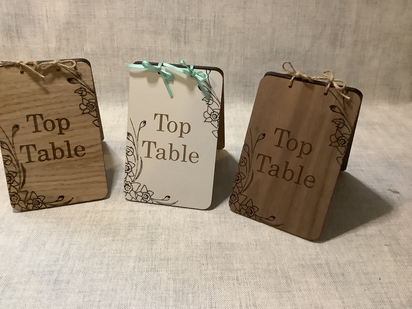 Wooden table numbers / wedding table numbers ￼