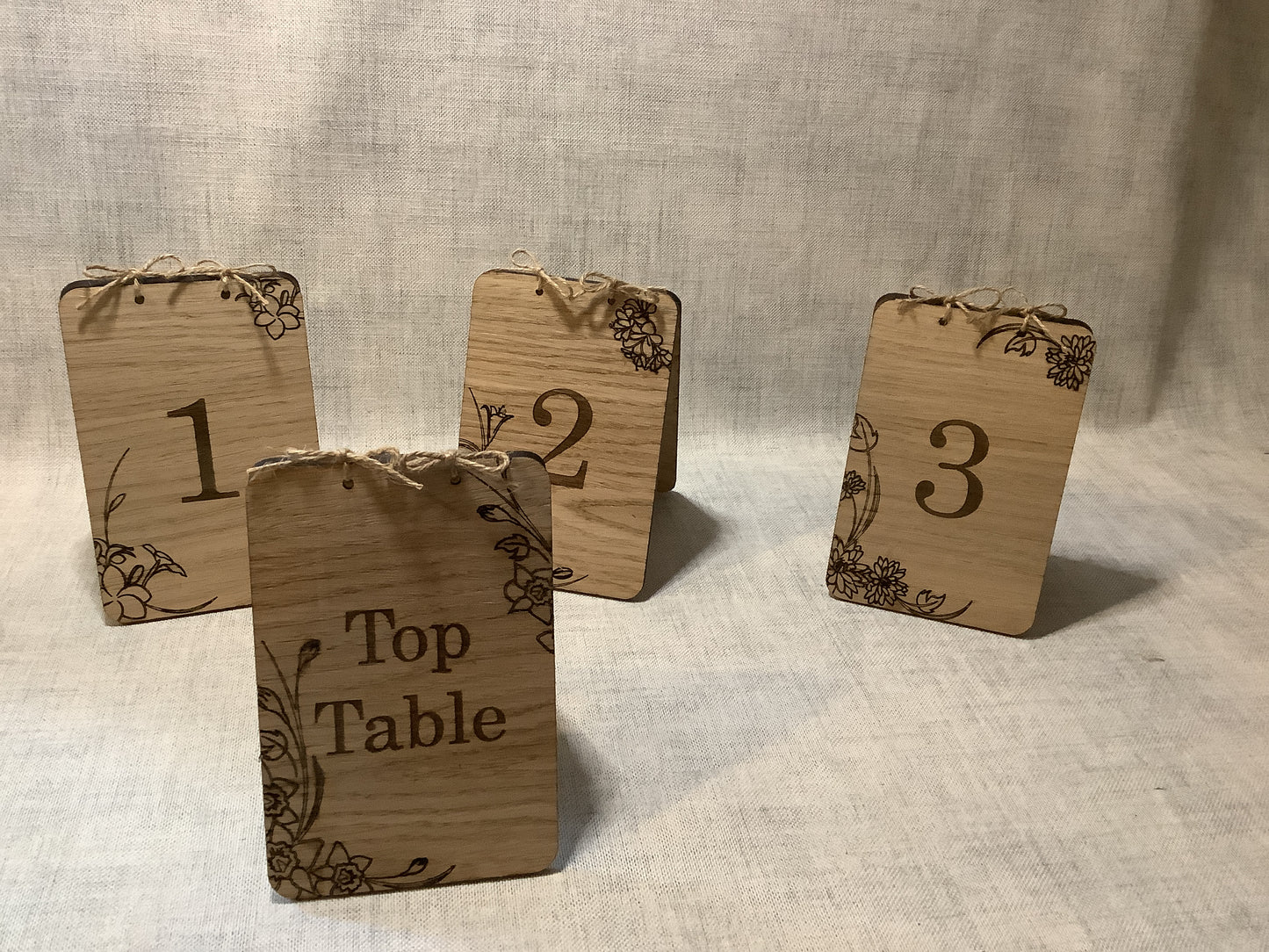 Wooden table numbers / wedding table numbers ￼